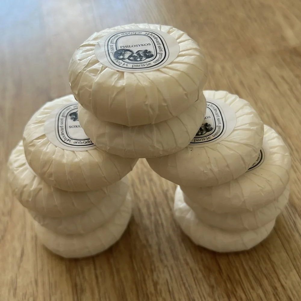 DIPTYQUE PHILOSYKOS Lot of 10 - 30g / 1.06oz Luxury Soap Bars - MADE IN ITALY - Picture 5 of 5